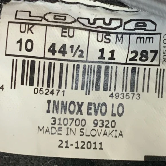 Mens Lowa Innox Evo  Lo size 11 - Picture 2 of 6